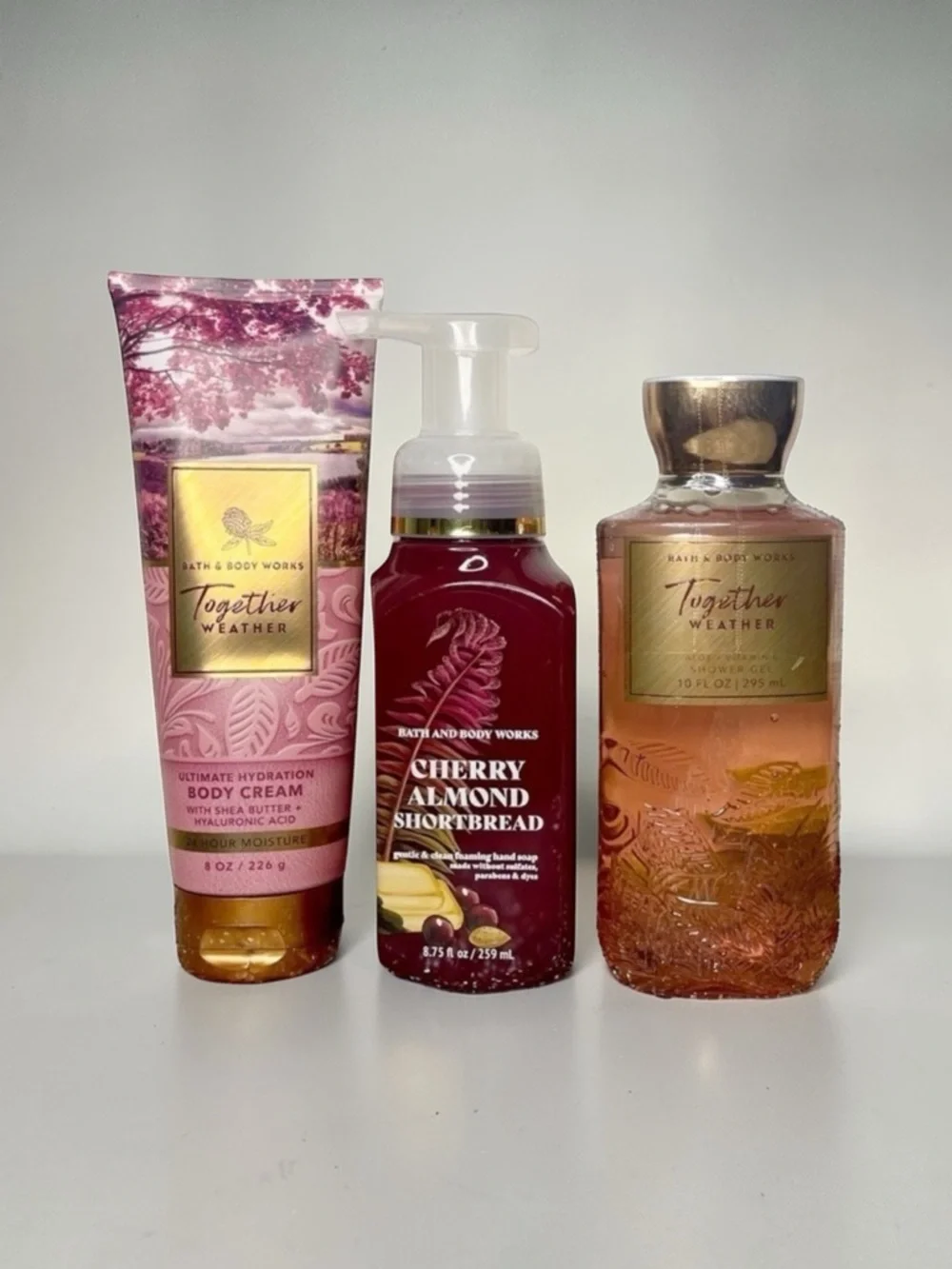 Bath & Body Works Together Weather Fall Scent Lotion Hand Soap Gift Set Nwt